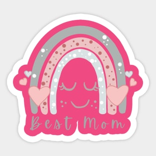 Best Mom - polka dot Sticker